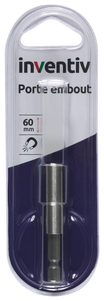 Porte embout de vissage magnétique 60 mm - INVENTIV