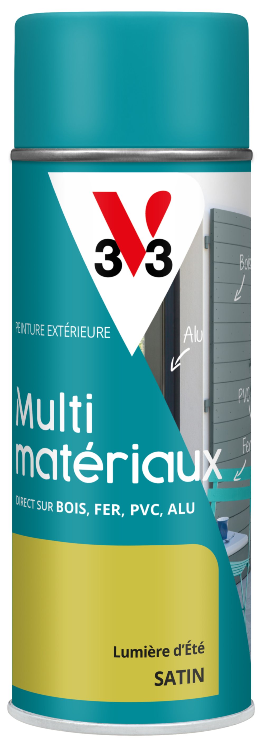 Peinture en aérosol multi matériaux lumière d'été 400ml - V33