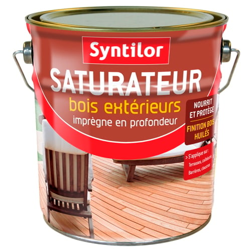 Saturateur bois extérieurs 2,5L bois exotiques