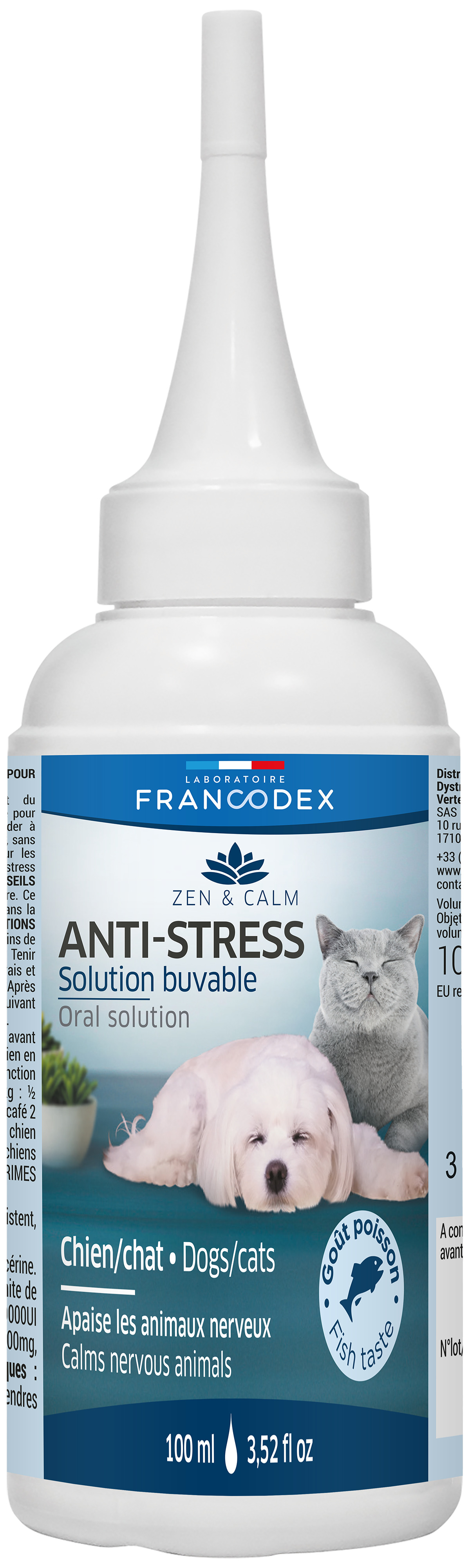 ANTI-STRESS POUR CHIEN ET CHAT 100 ML