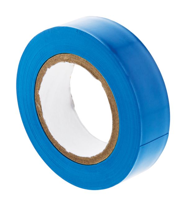 Rouleau adhesif 15mm x 10m bleu - zenitech