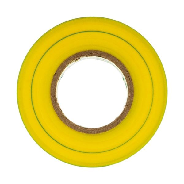 Rouleau adhesif 19mm x 20m vert/jaune - zenitech