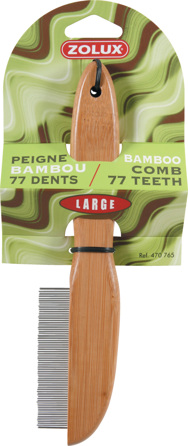 Peigne pour chien bambou 77 dents - ZOLUX