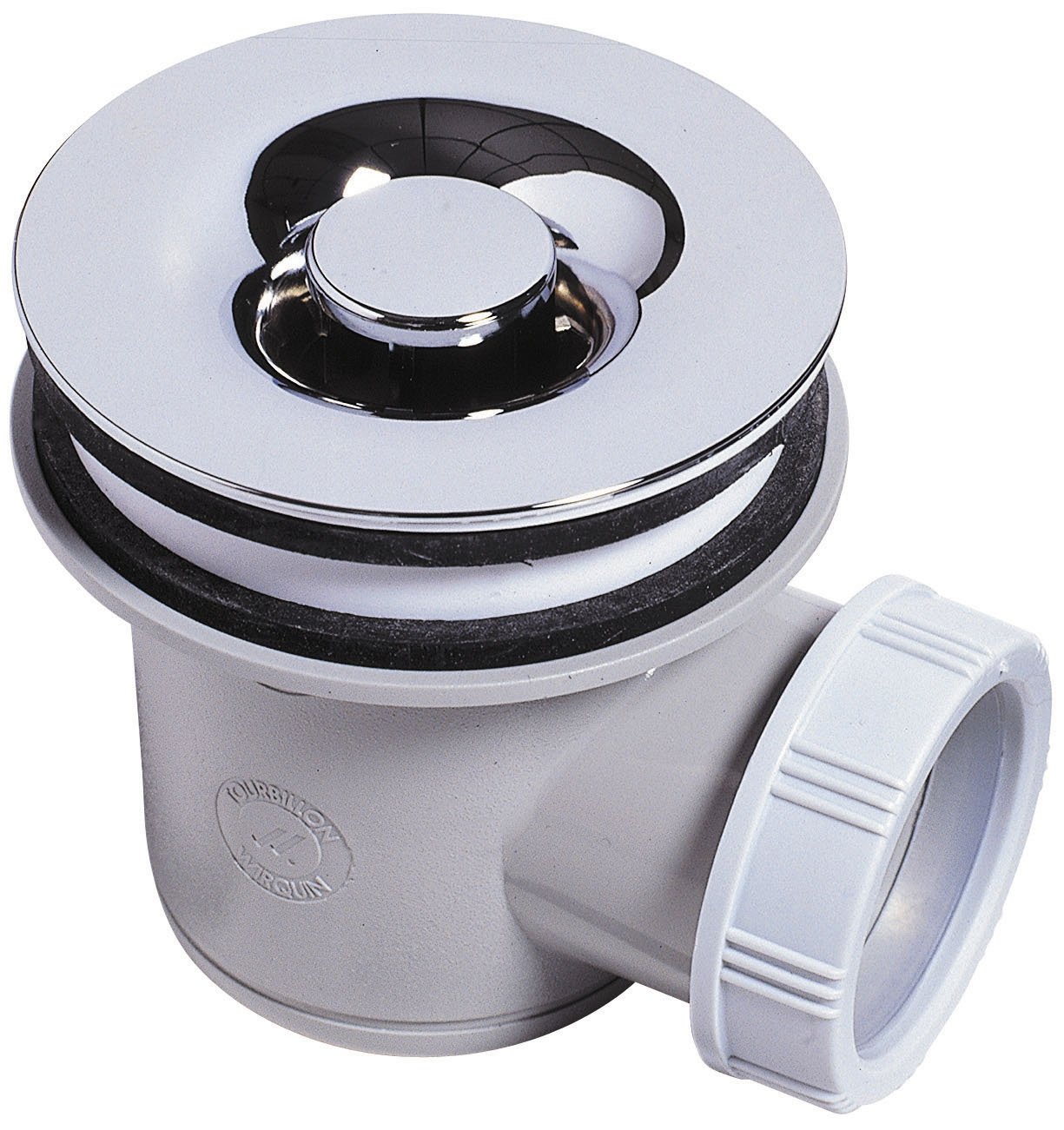 Bonde de douche tourbillon ronde Ø60 mm - WIRQUIN