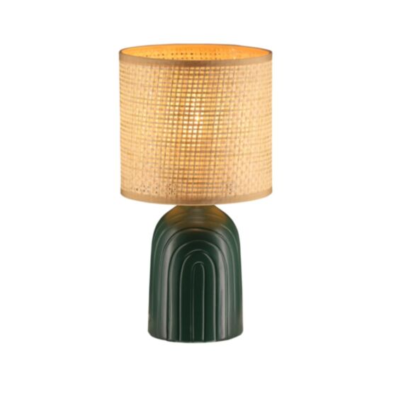 Lampe de table Rayonne Ø16 x H28 cm céramique coloré