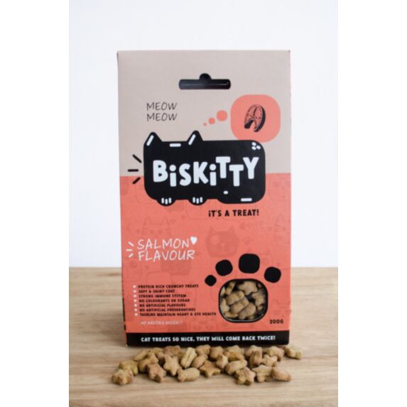 Friandise au saumon pour chat 200 g - BISKITTY