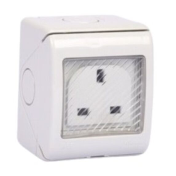 Prise de courant simple étanche IP55 13A - KRIPAL