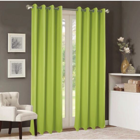 Rideau Occultant 140 x 240 cm vert olive