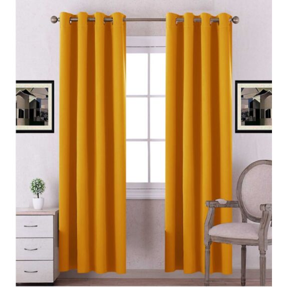Rideau Oxford 140 x 240 cm jaune 