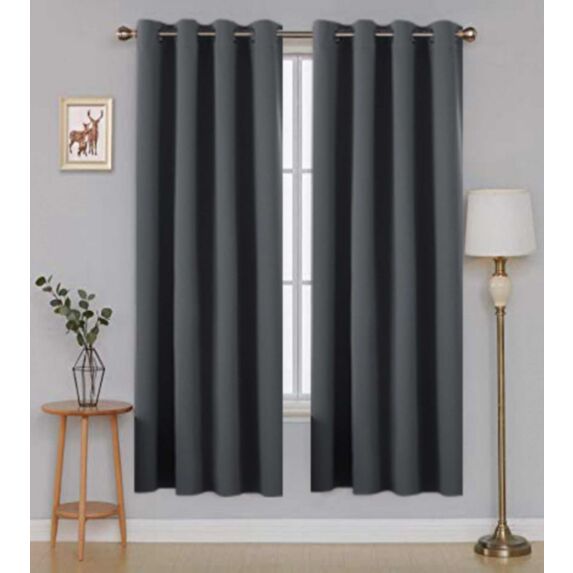 Rideau Oxford 140 x 180 cm gris fonce 