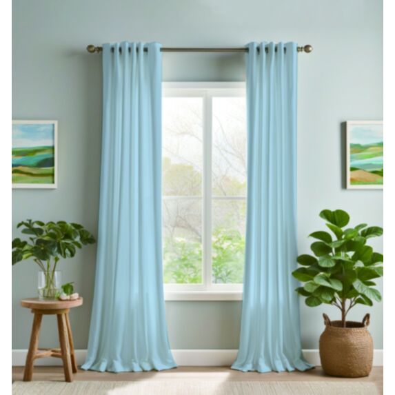 Rideau occultant 140 x 240 cm bleu Nantucket - MAISON BONHEUR