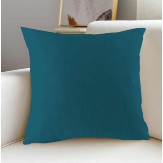 Coussin Oxford 40 x 40 cm bleu canard - MAISON BONHEUR
