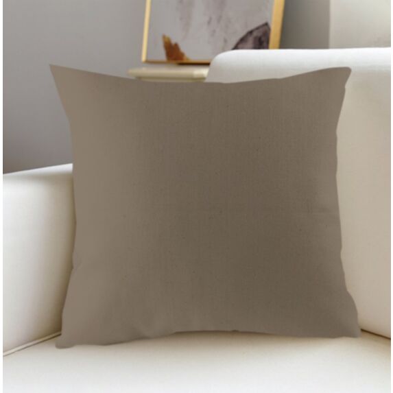 Coussin Oxford 60 x 60 cm taupe - MAISON BONHEUR