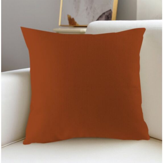 Coussin Oxford 60 x 60 cm terracotta - MAISON BONHEUR