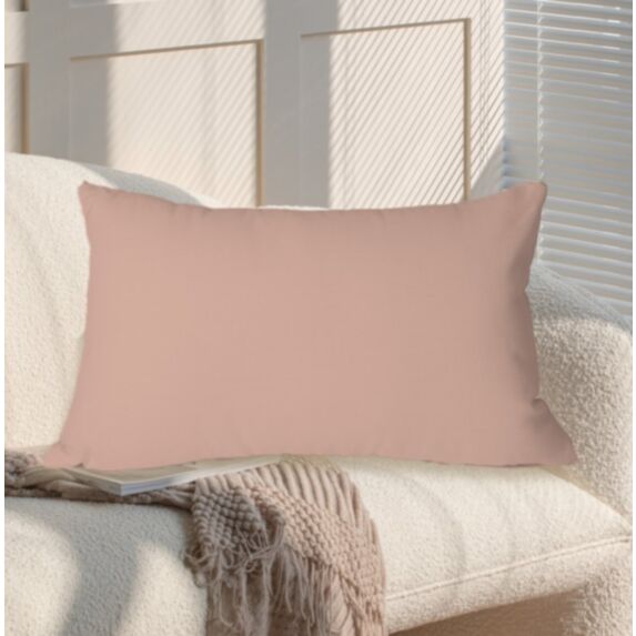 Coussin Oxford 50 x 30 cm rose clair - MAISON BONHEUR