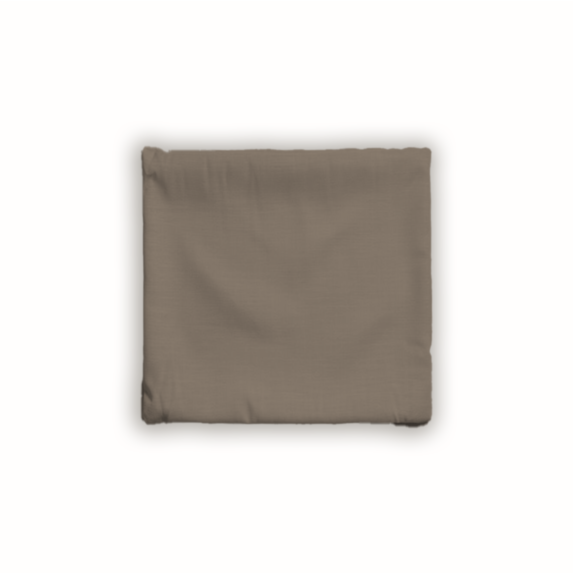 Housse de coussin Oxford 40 x 40 cm taupe - MAISON BONHEUR