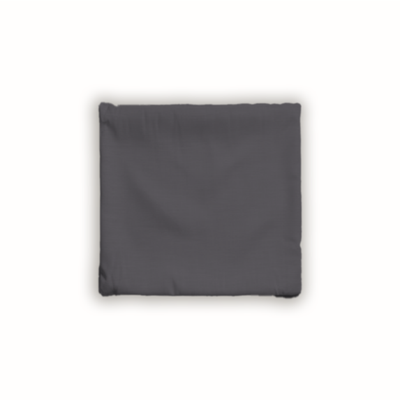 Housse de coussin Oxford 40 x 40 cm gris anthracite - MAISON BONHEUR