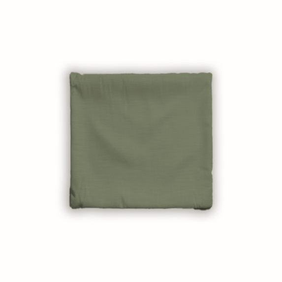 Housse de coussin Oxford 40 x 40 cm gris vert kaki - MAISON BONHEUR