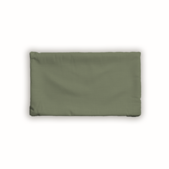 Housse de coussin Oxford 50 x 30 cm gris vert kaki - MAISON BONHEUR