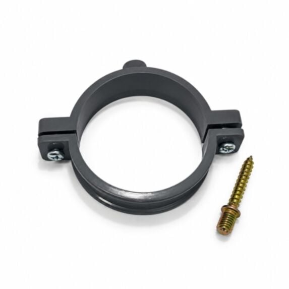 Clip PVC avec vis 75 mm
