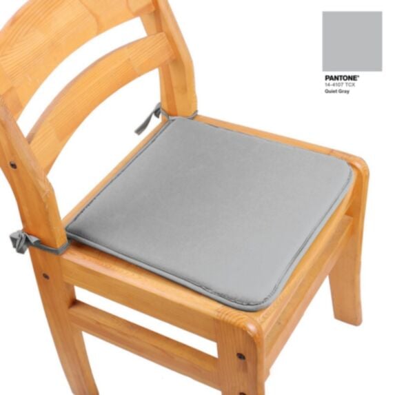 Assise de chaise 40x40x1,8 cm gris clair - MAISON BONHEUR