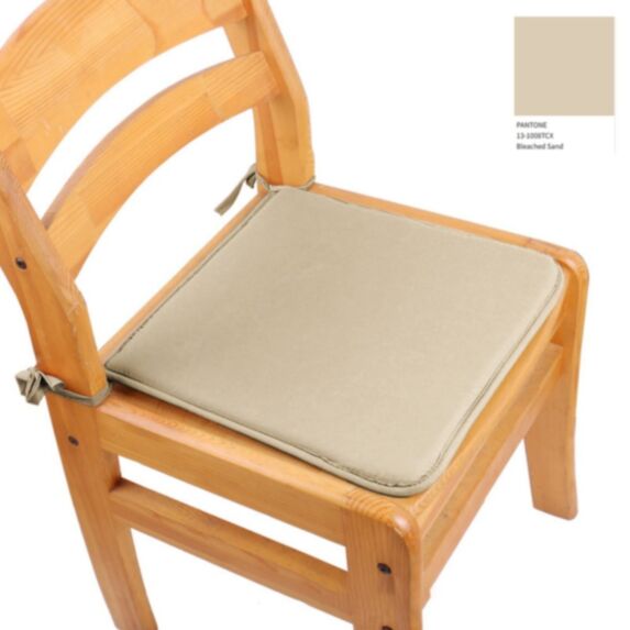 Assise de chaise 40x40x1,8 cm lin - MAISON BONHEUR