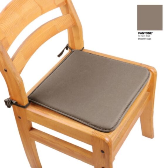 Assise de chaise 40x40x1,8 cm taupe - MAISON BONHEUR