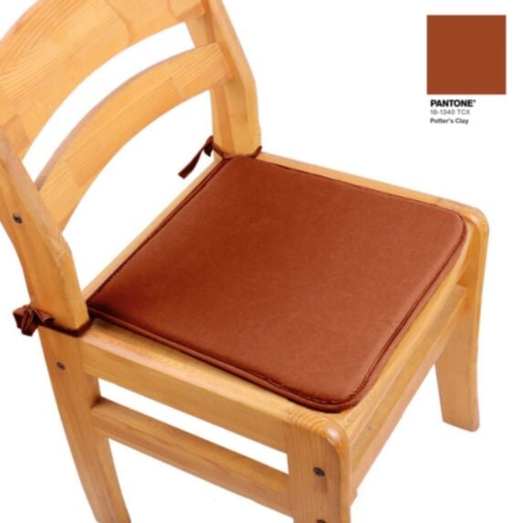 Assise de chaise 40x40x1,8 cm terracotta - MAISON BONHEUR