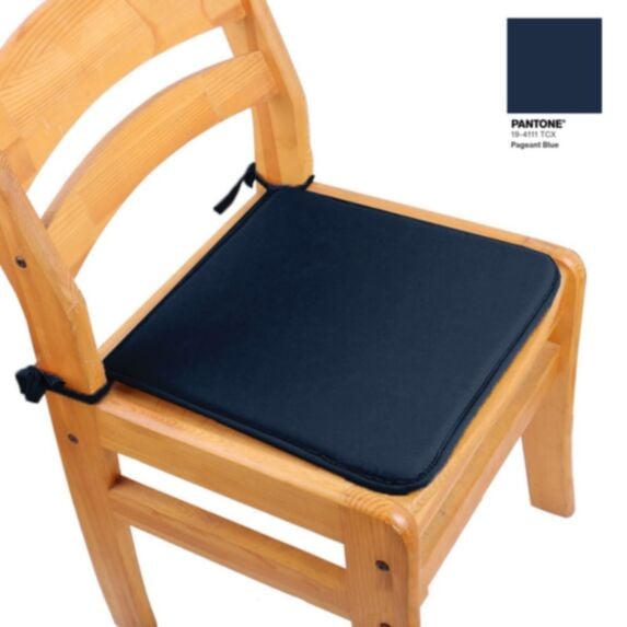 Assise de chaise 40x40x1,8 cm bleu marine - MAISON BONHEUR