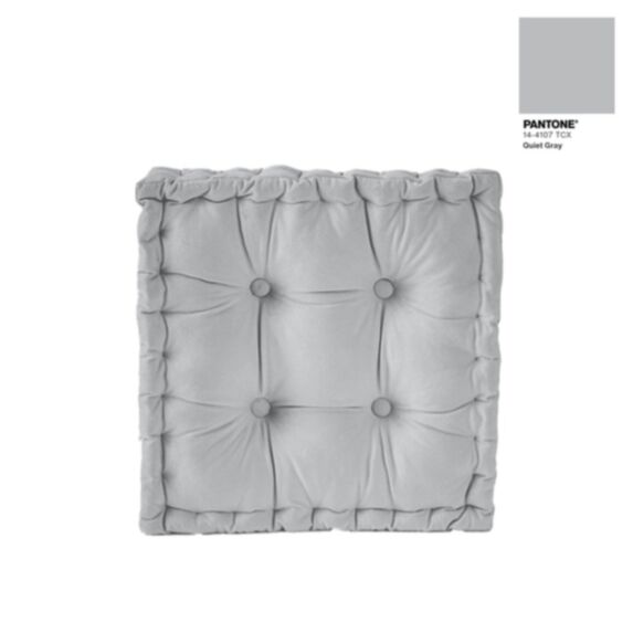 Assise de chaise matelassée 40x40x10cm gris clair - MAISON BONHEUR