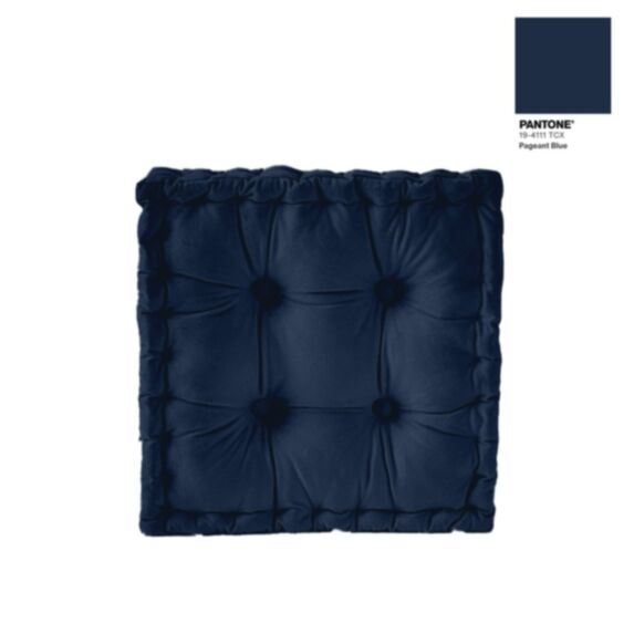 Assise de chaise matelassée 40x40x10 cm bleu marine - MAISON BONHEUR