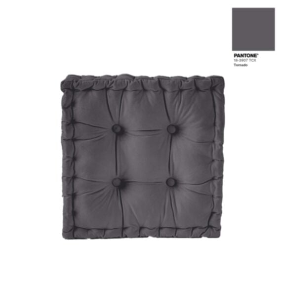 Assise de chaise matelassée 40x40x10 cm anthracite - MAISON BONHEUR