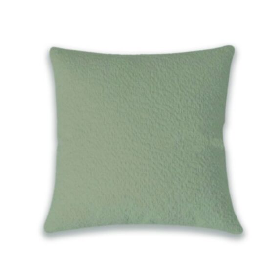 Coussin velours uni 40 x 40 cm blanc - MAISON BONHEUR 