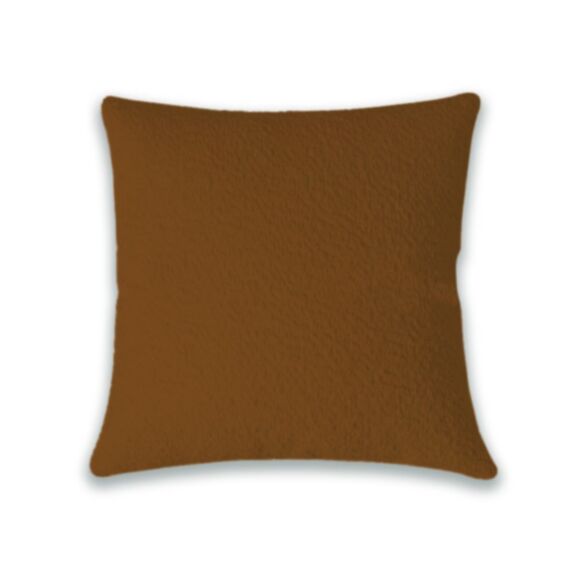 Coussin velours uni 40 x 40 cm jaune or - MAISON BONHEUR 