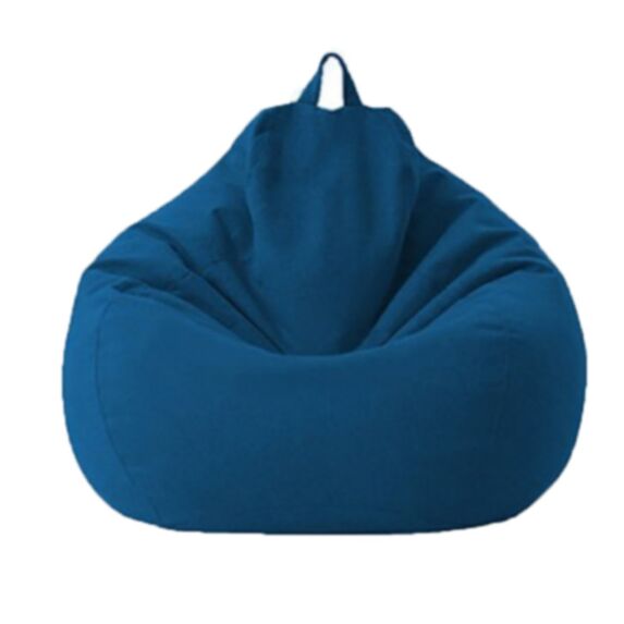 Coussin Bean Bag 80x90cm bleu