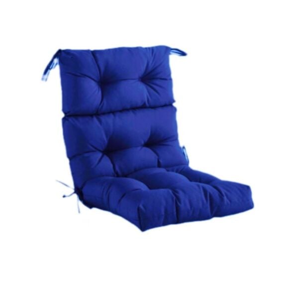 Tapis de transat longue pliable 180 x 58 x 10 cm bleu