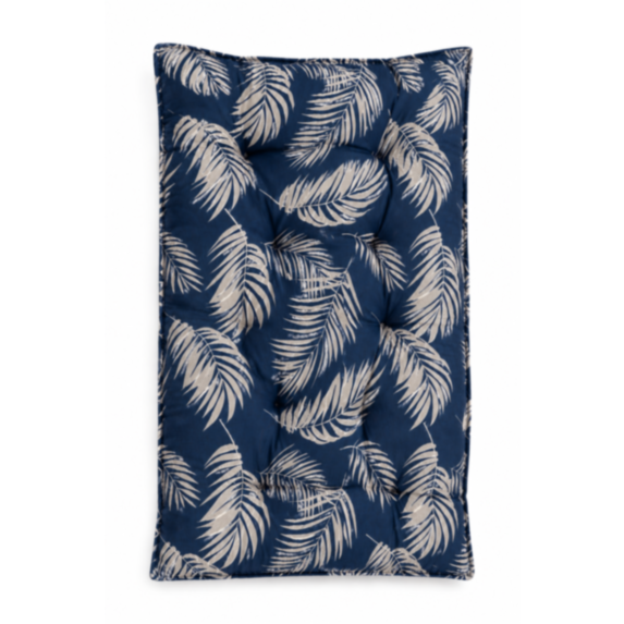 Assise pour palette Alizée bleu navy 80 x 120 cm