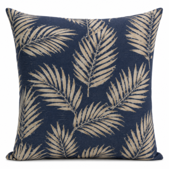 Coussin Elina bleu navy 60 x 60 cm