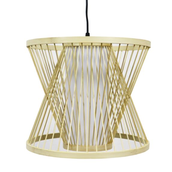 Suspension Etoile rotin 35x35x29cm