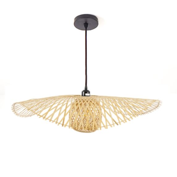 Suspension Auréa rotin 65x21cm