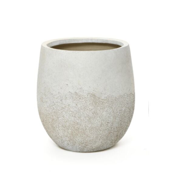 Pot jardin en fibre d'argile Amazon L Ø56cmx58cm beige
