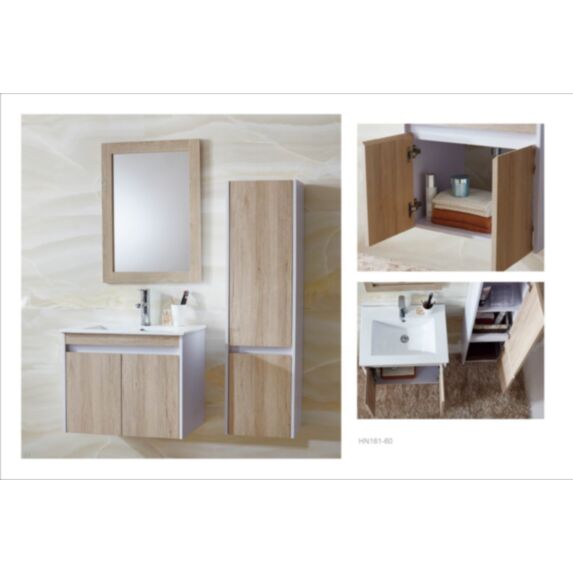 Miroir meuble salle de bain Lola 80 cm