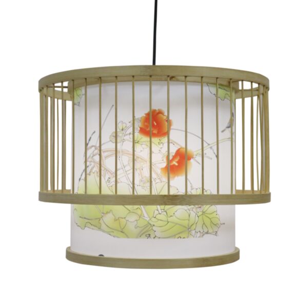 Suspension Solana rotin 40x40x30cm