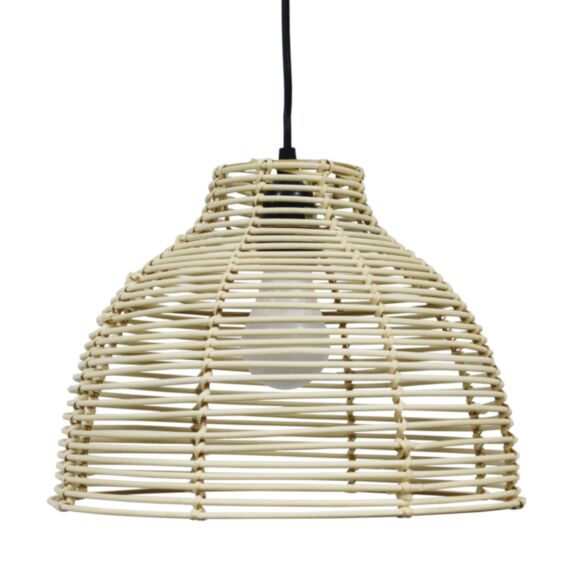 Suspension Riviera rotin 31x31x23cm