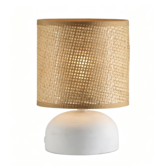 Lampe de table Ambre céramique naturel Ø16x23cm beige