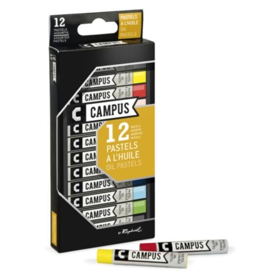 Pastel Huile Campus Boite 12 couleurs - CAMPUS