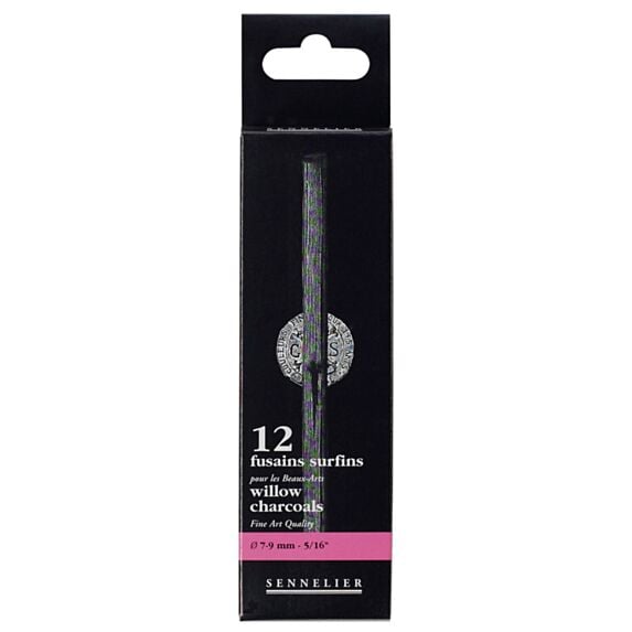 Fusains Sennelier Boîte de 12 gros