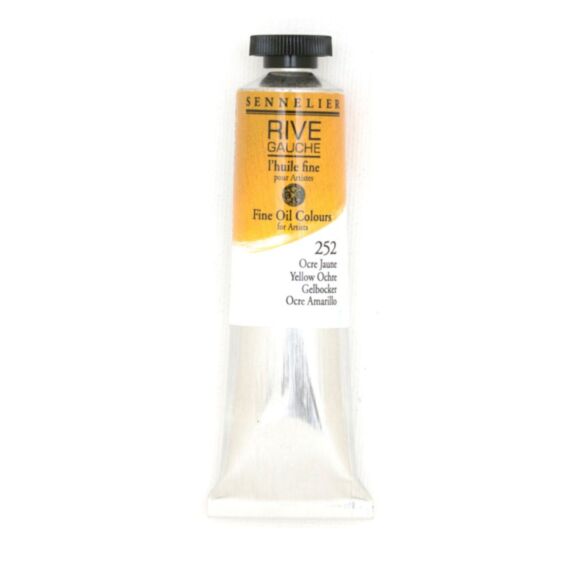 Peinture à l'huile fine ocre jaune 40 mL - RIVE GAUCHE