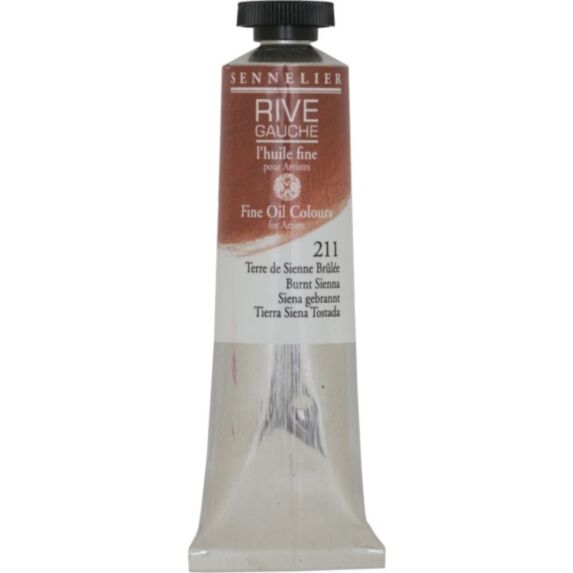 Peinture à l'huile fine terre de Sienne brulée 40 mL - RIVE GAUCHE