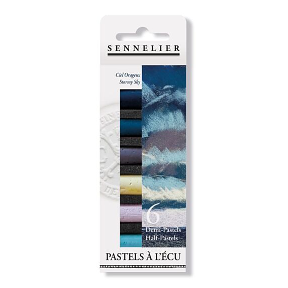 Etui 6 1/2 pastels Ecu Ciel Orageux - SENNELIER
